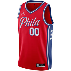 Red Philadelphia 76ers Jordan Brand Swingman Custom Jersey | NBA