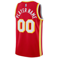 Red Atlanta Hawks 2020/21 Swingman Custom Jersey | NBA