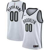 White Brooklyn Nets 2020/21 Swingman Custom Jersey | NBA