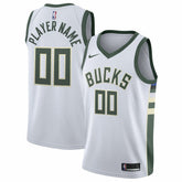 White Milwaukee Bucks 2020/21 Swingman Custom Jersey | NBA