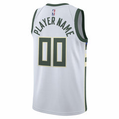 White Milwaukee Bucks 2020/21 Swingman Custom Jersey | NBA