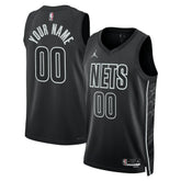 Black Brooklyn Nets Jordan Brand Unisex 2022/23 Swingman Custom Jersey | NBA