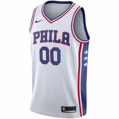 White Philadelphia 76ers 2020/21 Swingman Custom Jersey | NBA