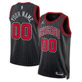 Black Chicago Bulls Jordan Brand Unisex 2022/23 Swingman Custom Jersey sale | NBA