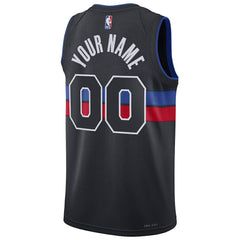 Blue Detroit Pistons Jordan Brand Unisex 2022/23 Swingman Custom Jersey sale | NBA