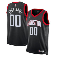 Black Houston Rockets Jordan Brand Unisex 2022/23 Swingman Custom Jersey | NBA