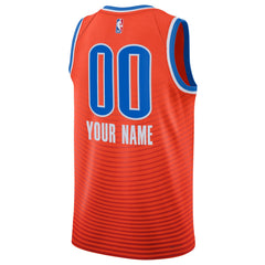Orange Oklahoma City Thunder Jordan Brand Unisex 2022/23 Swingman Custom Jersey | NBA