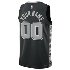 Black San Antonio Spurs Jordan Brand Unisex 2022/23 Swingman Custom Jersey | NBA