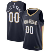 Icon Edition New Orleans Pelicans Swingman Custom Jersey Navy | NBA