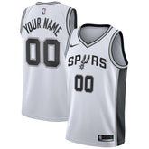 Association Edition San Antonio Spurs Custom Swingman Jersey White | NBA