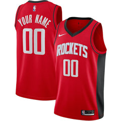 Red Houston Rockets Custom Swingman Jersey | NBA