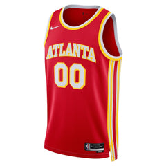 Icon Edition Atlanta Hawks Unisex Swingman Custom Jersey Red | NBA