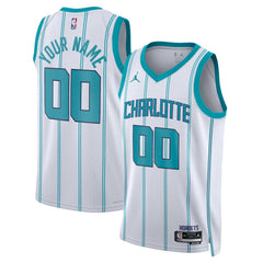Association Edition Charlotte Hornets Jordan Brand Unisex Swingman Custom Jersey White | NBA
