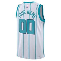 Association Edition Charlotte Hornets Jordan Brand Unisex Swingman Custom Jersey White | NBA