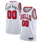 Association Edition Chicago Bulls Unisex Swingman Custom Jersey White | NBA
