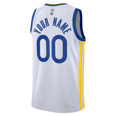 Association Edition Golden State Warriors Unisex Swingman Custom Jersey White sale | NBA