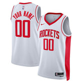 Association Edition Houston Rockets Unisex Swingman Custom Jersey White | NBA