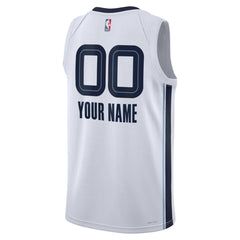 Association Edition Memphis Grizzlies Unisex Swingman Custom Jersey White | NBA