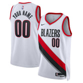 Association Edition Portland Trail Blazers Unisex Swingman Custom Jersey White | NBA