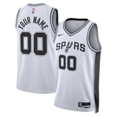 Association Edition San Antonio Spurs Unisex Swingman Custom Jersey White | NBA