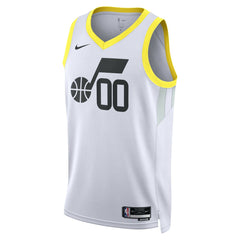 Association Edition Utah Jazz Unisex Swingman Custom Jersey White | NBA