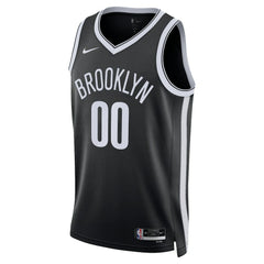 Icon Edition Brooklyn Nets Unisex Swingman Custom Jersey Black | NBA