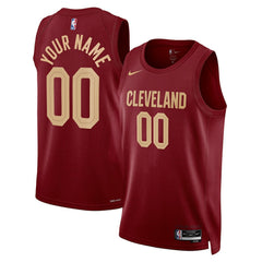 Icon Edition Cleveland Cavaliers Unisex Swingman Custom Jersey Burgundy sale | NBA