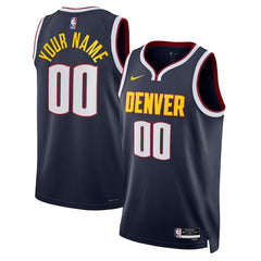 Icon Edition Denver Nuggets Unisex Swingman Custom Jersey Navy sale | NBA