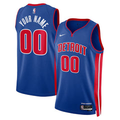 Icon Edition Detroit Pistons Unisex Swingman Custom Jersey Blue sale | NBA