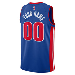 Icon Edition Detroit Pistons Unisex Swingman Custom Jersey Blue sale | NBA
