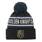 Vegas Golden Knights Youth Jacquard Cuffed Knit Hat with Pom - NHL Hats