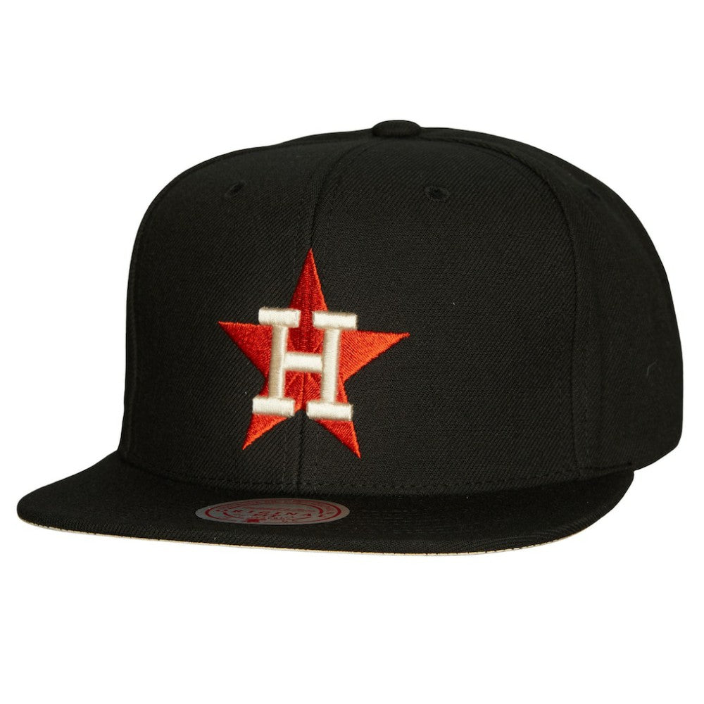 Houston Astros Mitchell & Ness Cooperstown Collection True Classics Snapback Hat - MLB Hats