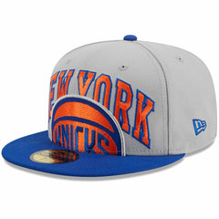 Gray/Blue New York Knicks Tip-Off Two-Tone 59FIFTY Fitted Hat | NBA
