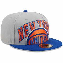 Gray/Blue New York Knicks Tip-Off Two-Tone 59FIFTY Fitted Hat | NBA