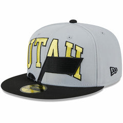 Gray/Black Utah Jazz Tip-Off Two-Tone 59FIFTY Fitted Hat | NBA