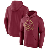 Wine Cleveland Cavaliers Team Pride Pullover Hoodie sale | NBA