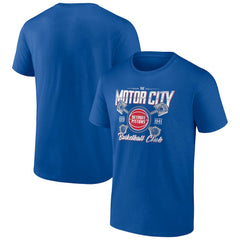 Blue Detroit Pistons Team Pride T-Shirt sale | NBA