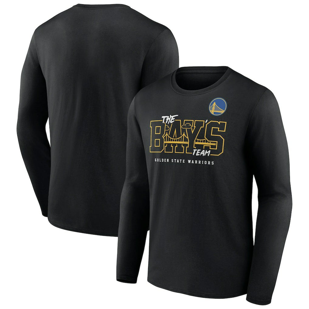 Black Golden State Warriors Team Pride Long Sleeve T-Shirt sale | NBA