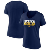 Navy Indiana Pacers Women's Team Pride V-Neck T-Shirt | NBA