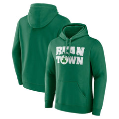 Kelly Green Boston Celtics Announcer Pullover Hoodie | NBA