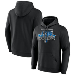 Black Dallas Mavericks Announcer Pullover Hoodie sale | NBA