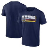 Navy Denver Nuggets Announcer T-Shirt sale | NBA