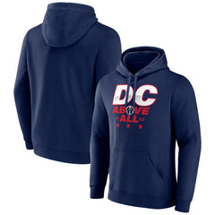 Navy Washington Wizards Announcer Pullover Hoodie | NBA