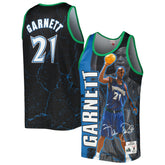Black Kevin Garnett Minnesota Timberwolves 2003-04 Hardwood Classics Player Burst Tank Top | NBA