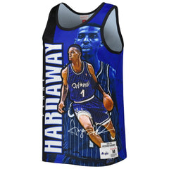 Blue Penny Hardaway Orlando Magic 1994-95 Hardwood Classics Player Burst Tank Top | NBA