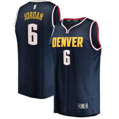 Navy DeAndre Jordan Denver Nuggets Youth Fast Break Player Jersey sale | NBA