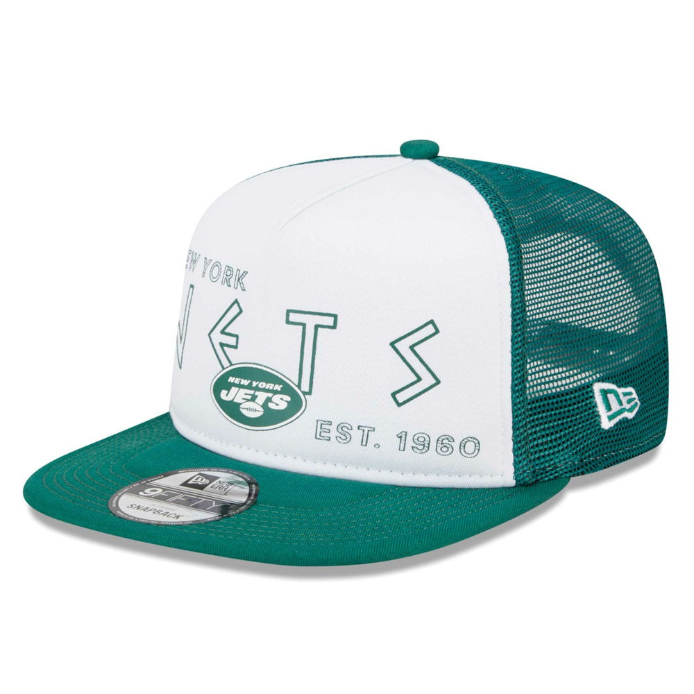 New York Jets Banger 9FIFTY Trucker Snapback Hat | NFL Near me