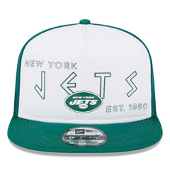 New York Jets Banger 9FIFTY Trucker Snapback Hat | NFL Near me