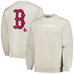 Boston Red Sox PLEASURES Ballpark Pullover Sweatshirt - MLB Pullover