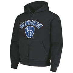 Milwaukee Brewers PLEASURES Opening Day Full-Zip Hoodie - MLB Hoodies